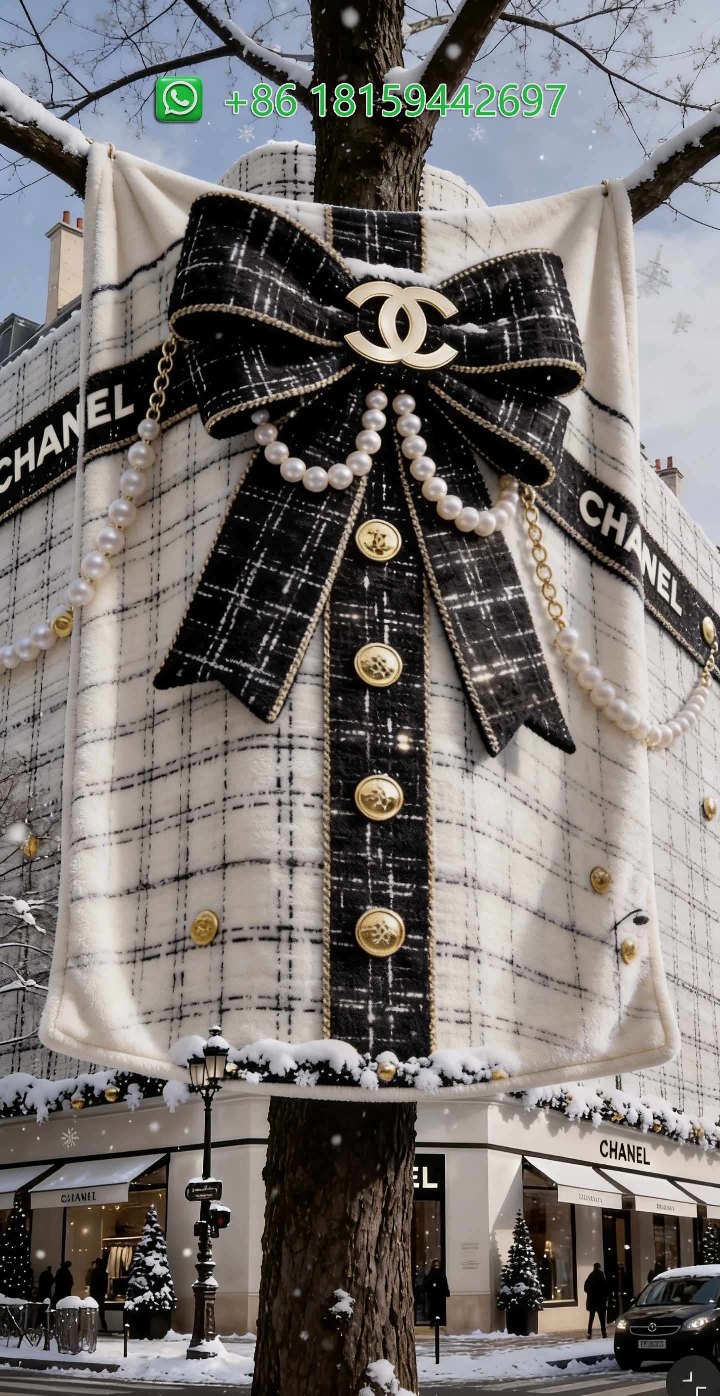 Chanel Throw Blankets